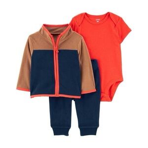 Infant Boy's 3-Piece Fleece Outfit Set